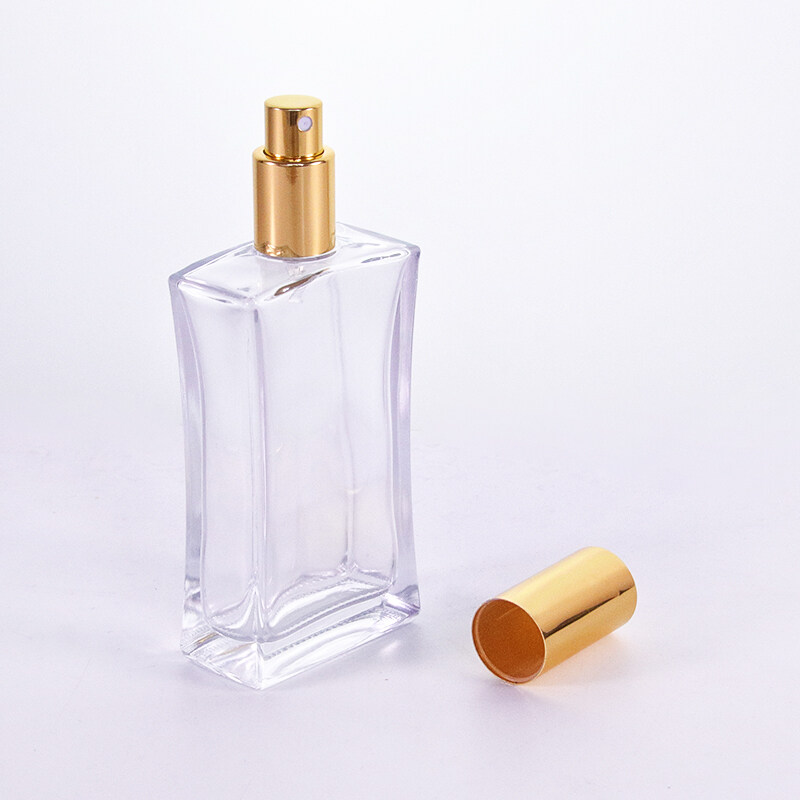 100ml 50ml 30ml clear thick bottom empty glass bottle perfume bottle spray in stock