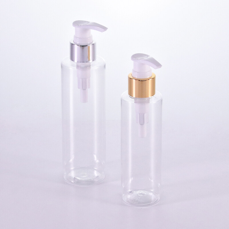 Hot Selling PET plastic bottles with dispensers for shampoo soap hand lotion cosmetic packaging