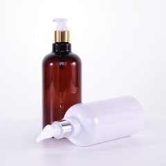 500ml Plastic Pump Dispenser Bottle for Skin Care Massage Oil Liquid Soap Shampoo Conditioner