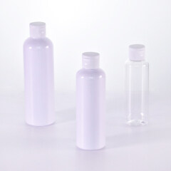 Wholesale 100ml 200ml 300ml PET Lotion Bottle Plastic Bottle for Skin care cosmetic packaging