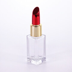 Wholesale luxury popular In stock 50ml Lipstick shape perfume bottle can be customized color and size