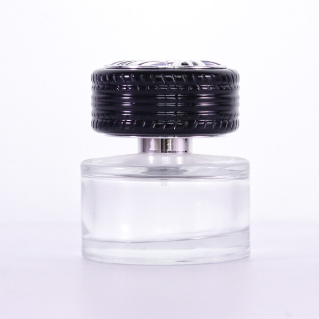 Empty Botella perfume De atomizer Glass 100ml 50ml 30ml Custom Perfume Bottle With tire perfume bottle cap