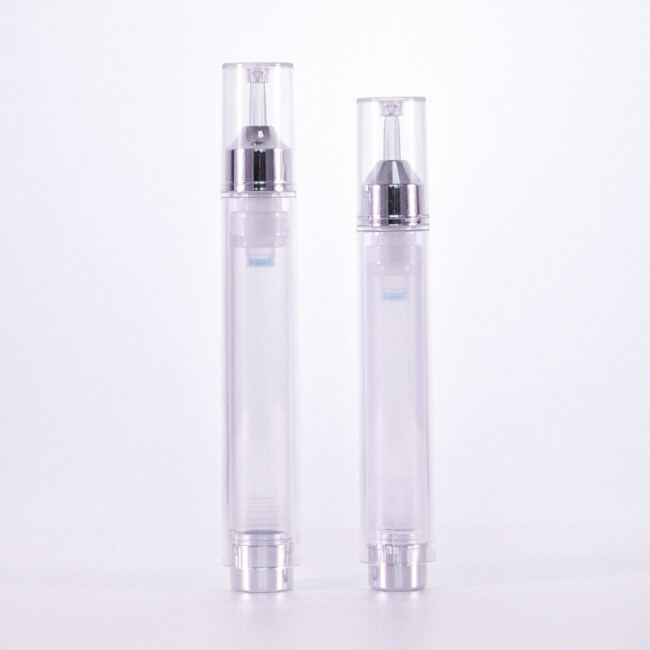 Luxury New Design Acrylic smeared skincare bottle water light needle for moisturizing essence cosmetic packaging