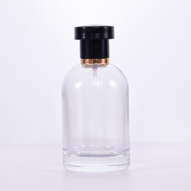 Square Fancy Customize Color Empty Botella perfume De atomizer Glass 100ml  Custom Perfume Bottle With Pump Spray