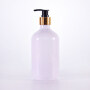 500ml White color Plastic Shampoo Bottles with Pump Dispenser for Hand Lotion Shampoo Conditioner Hand Wash