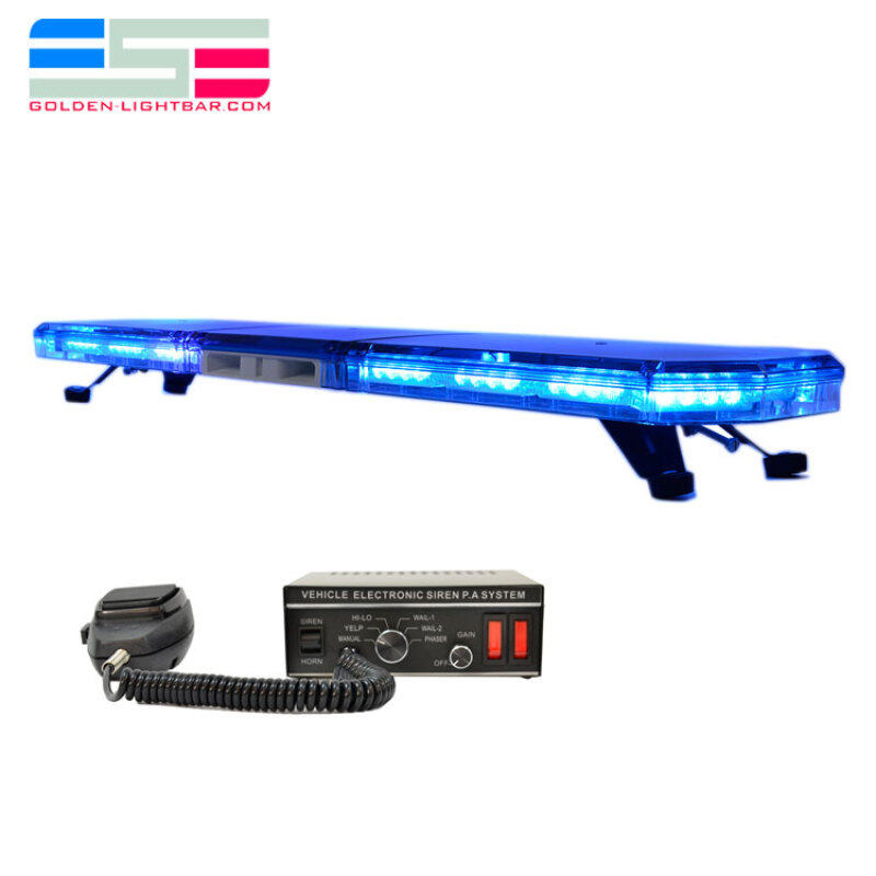 Top Quality Ambulance Emergency Red Warning Police Light Bar With Siren