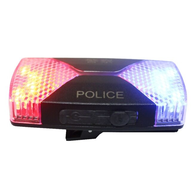 Red blue arm shoulder wear warning flashing rechargeable led strobe light for police