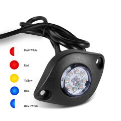 Verstecktes Blitzlicht mit LED-Beleuchtung für die Oberflächenmontage von Rettungsfahrzeugen