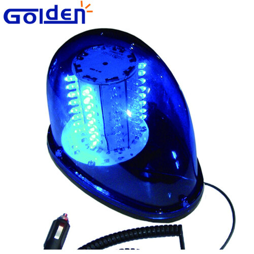 Blue color LED flashing warning alarm strobe snail ambulance beacon light
