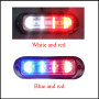Red Blue Flash Emergency vehicle car grille warning linear Undercover 3w led police lights