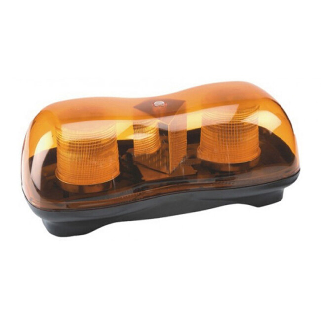 Rotierender bernsteinfarbener Mini-Lichtbalken Warnung Rotierender Mini-Lichtbalken für die Straßensicherheit