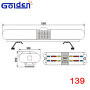 5MM led type police LED Light Bar with 100w siren and speaker