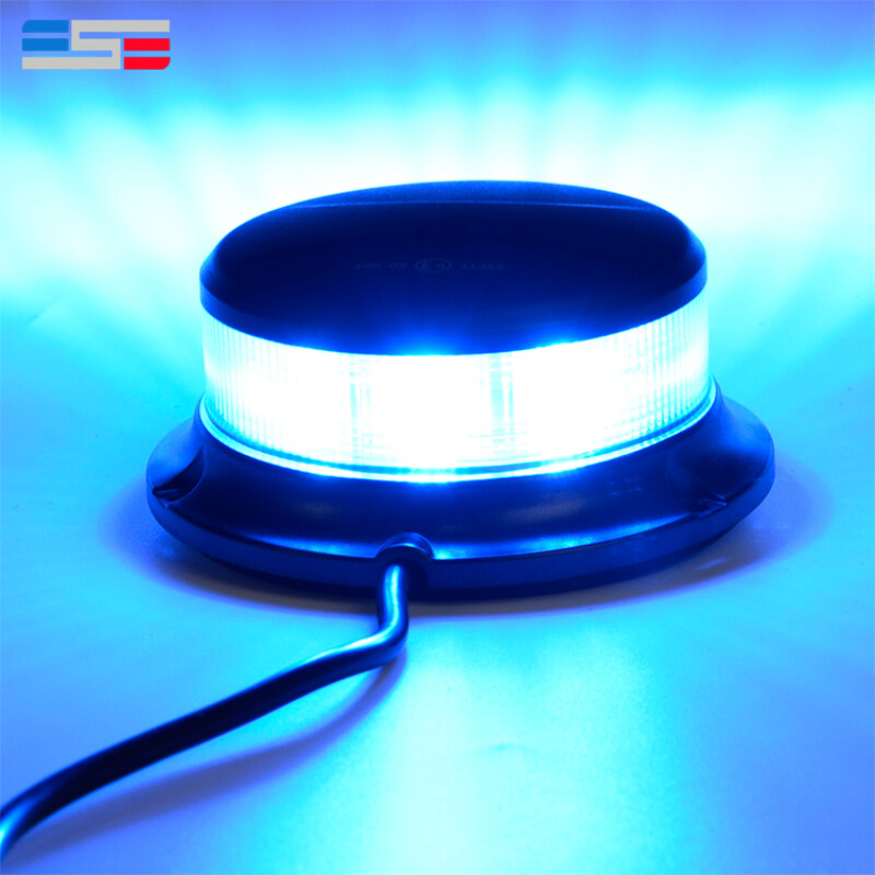 Micro LED Warning police rotating blue strobe Beacon