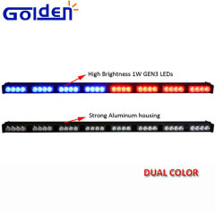 35inch 32 LED TRAFFIC ADVISOR ARROW STICKS dual color police warning directional light bar