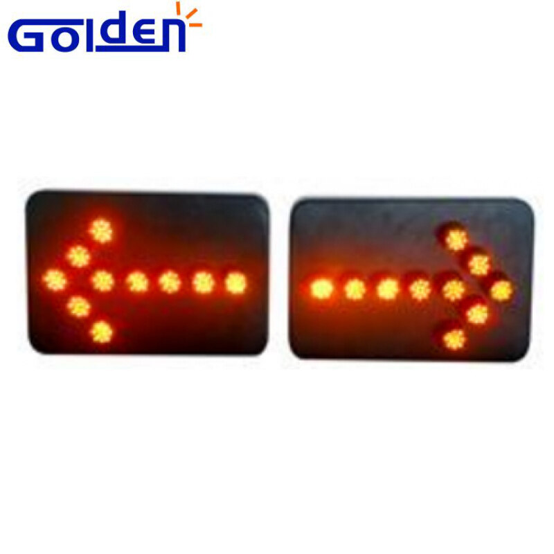 Amber vehicle mounted indicator directional led traffic flashing arrow board