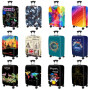 Protective spandex luggage cover case elastic suitcase luggage dust cover with logo