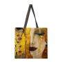 Oil Painting Cat Print Women Tote Bags Fashion Casual Handbag High Capacity Canvas Ladies Shopping Bag