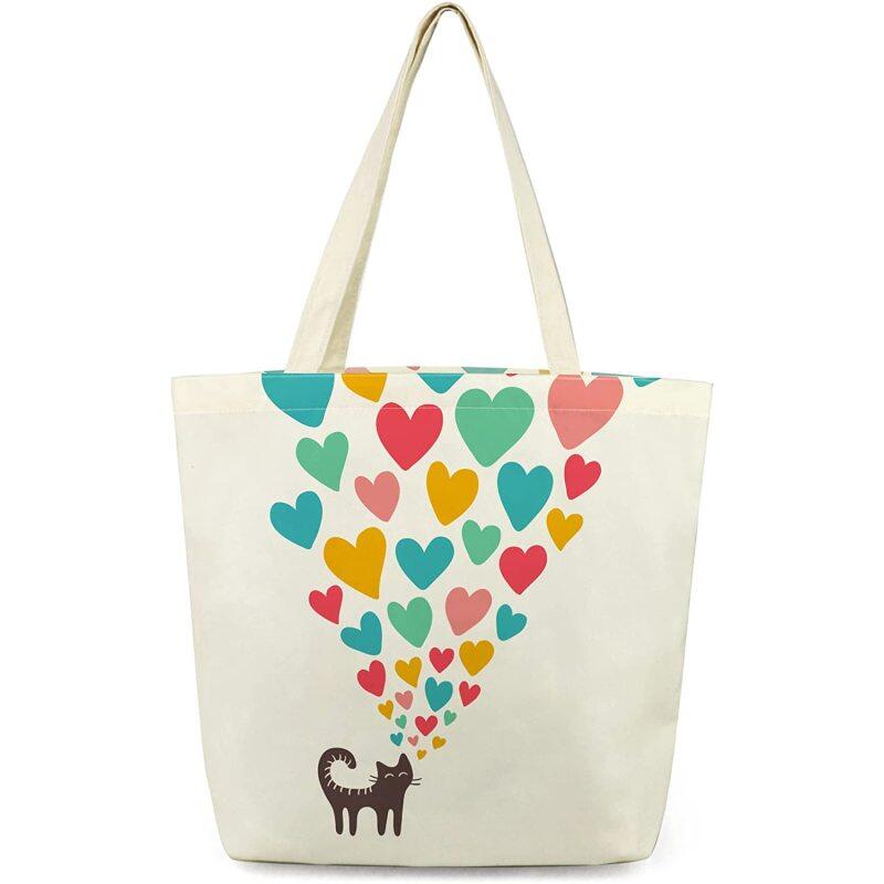 Constantly popular women's tote bags shopping bag canvas with logo