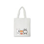 Hot sale customized logo printed cartoon shopping cotton canvas bags