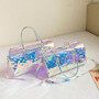 2022 PVC Transparent Women Laser Holographic Totes Bag Summer Shoulder Bag Jelly Shopping bag
