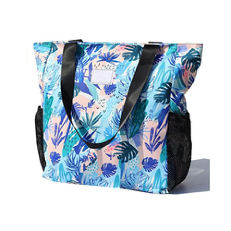 Custom Premium Fashion Ladies Vintage Flowers Printing Canvas Tote Bag Cotton Shopping Bag