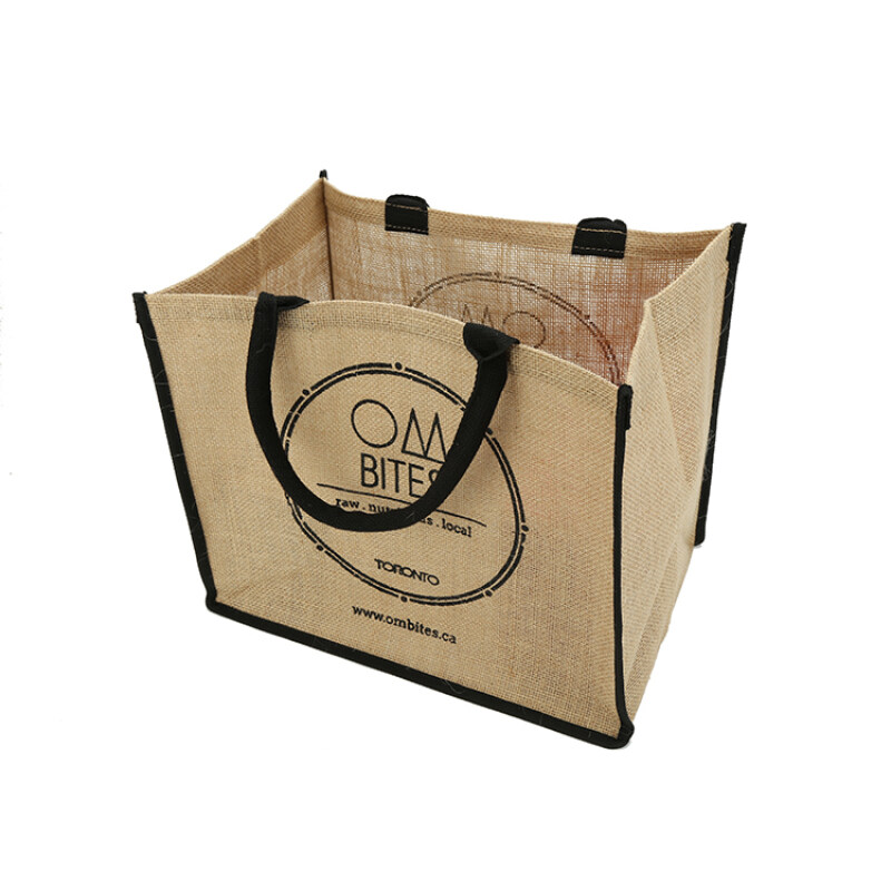 Custom reusable shopping bags,jute shopping bags with logos,custom jute tote bag
