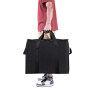 Fast Delivery Black Non Woven Wine Foldable Soft Insulated Cooler Bag