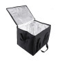 Fast Delivery Black Non Woven Wine Foldable Soft Insulated Cooler Bag