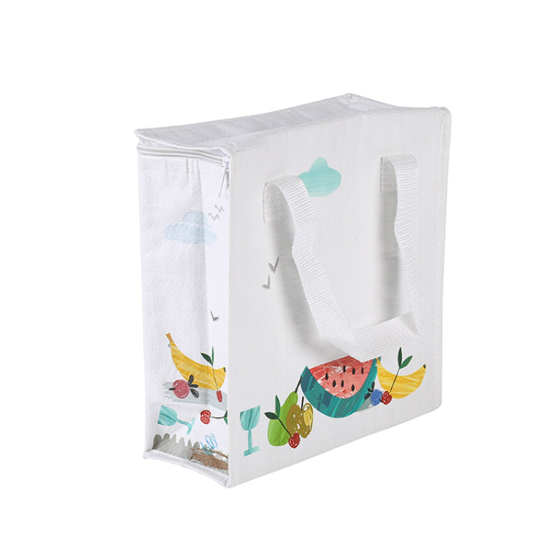 Latest Customized Logo Environmental Foldable Picnic Lunch Storage Cooler Bag