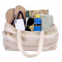Custom Printed Logo Recycle Organic 100% Plain Cotton Tote Bag Reusable Cotton Canvas Shopping Bag