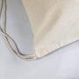 Wholesale drawstring cotton backpack, canvas cotton drawstring bag with logo printing