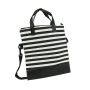 HOT sale many patterns black white stripes two handles shopping cheap promotional cotton bag