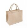 Hote sale Eco Friendly Jute shopping bag OEM Customized logo waterproof lamination linen tote bag