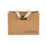 Cotton Handles Custom Logo Black Washable Kraft Paper Bag