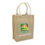 New product design customized round handle pure color great capacity packing bag eco-friendly jute bag