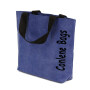 New products simple design trendy Korean style sky blue kraft paper bag