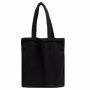 Gift Shop Giveaway Custom Recycle Eco Black Natural Cotton Canvas Tote Gift Shopping Bag