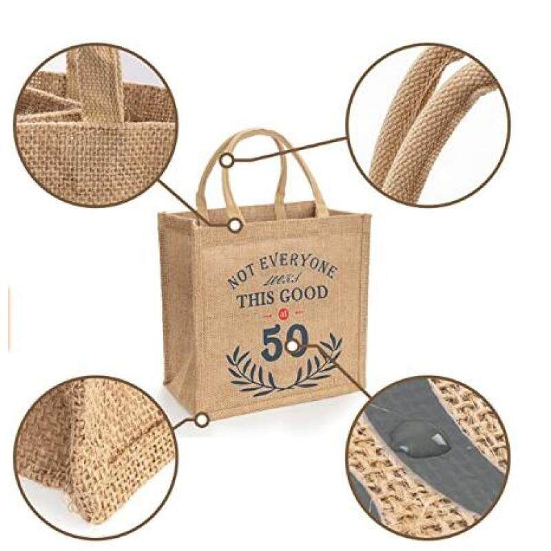 Hot Sale Customized Printing Eco Friendly Natural Shopping Jute Bag