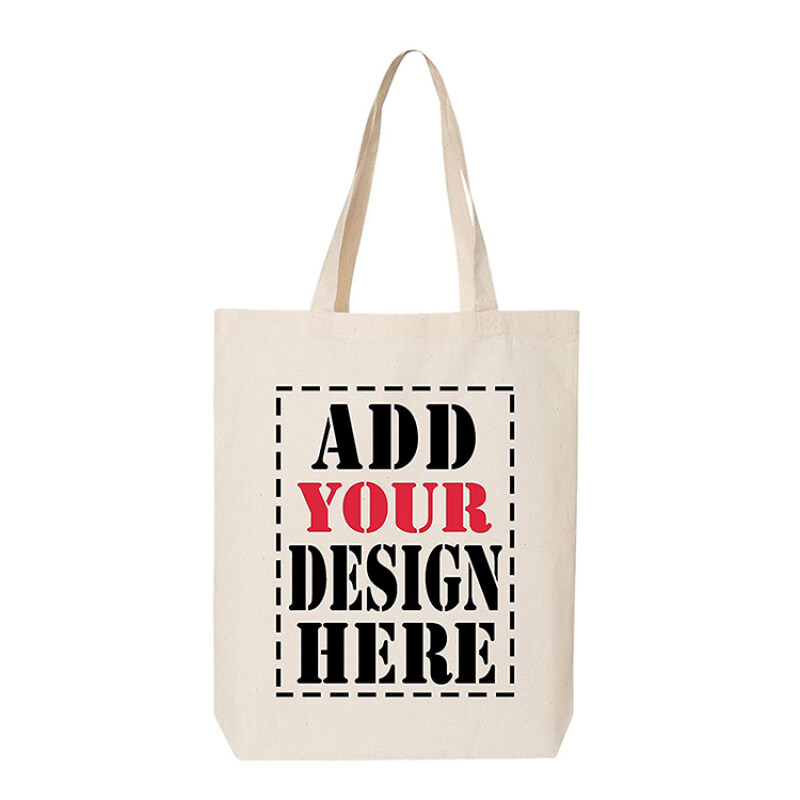 New Design Fashion Customized Printed Tote Promotional Durable Cotton Canvas Handle Bag