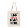 New Design Fashion Customized Printed Tote Promotional Durable Cotton Canvas Handle Bag