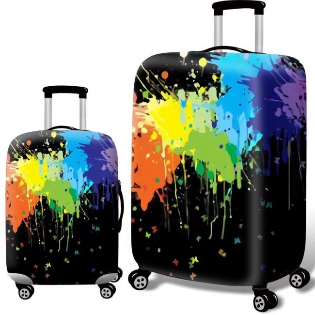 Sublimation Luggage blanks Luggage Cover Blank Custom Suitcase Cover Spandex Luggage Protective Cover