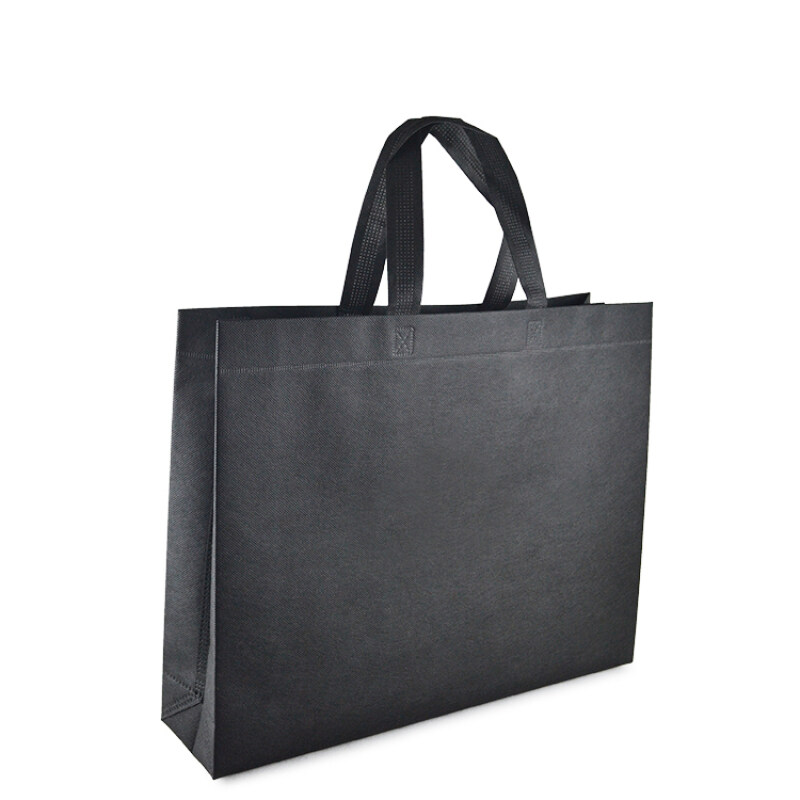 Logo Printed Foldable Reusable Non Woven Tote Shopping Bag Eco-Friendly