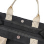 Canvas Graffiti Print Crossbody Tote Handbag Trendy All-match Handbag
