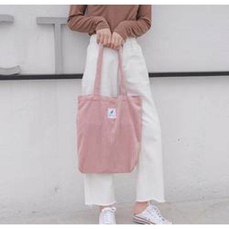 Corduroy Shoulder Bags Environmental Shopping Bag Tote Package Crossbody Bags Purses Casual Handbag For Women