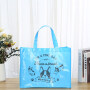 Wholesale Custom Eco Friendly Reusable Supermarket Grocery Tote Laminated PP Woven Shopping Bag