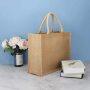New Reusable Grocery Bags Waterproof Shopping Bag Handle Jute Portable Packaging Bag
