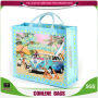 Promotion Sublimation Woven Foldable Personalized Tote Shopping Bag Foldable Shopping Bag