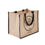 Latest trends comfortable design novelty durable fashion waterproof jute bag
