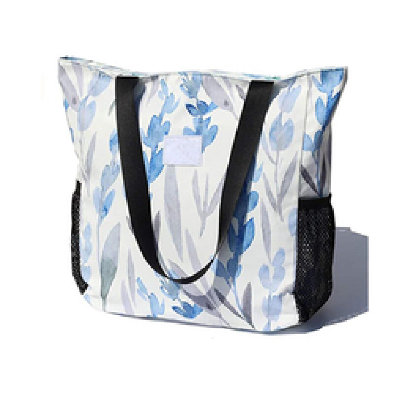 2022 New Style Colorful Print Beach Bag Wholesale Women Tote Handbag