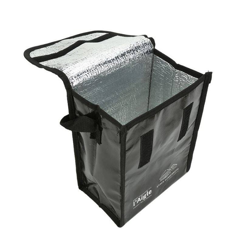 Hot selling OEM design cooler shopping bag packing cooler shopping bag with magic tape